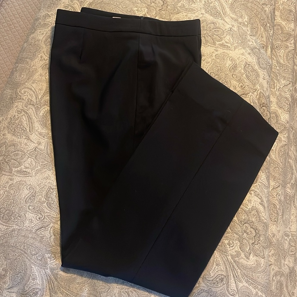 Boss Hugo Boss black summer weight wool trousers, 8